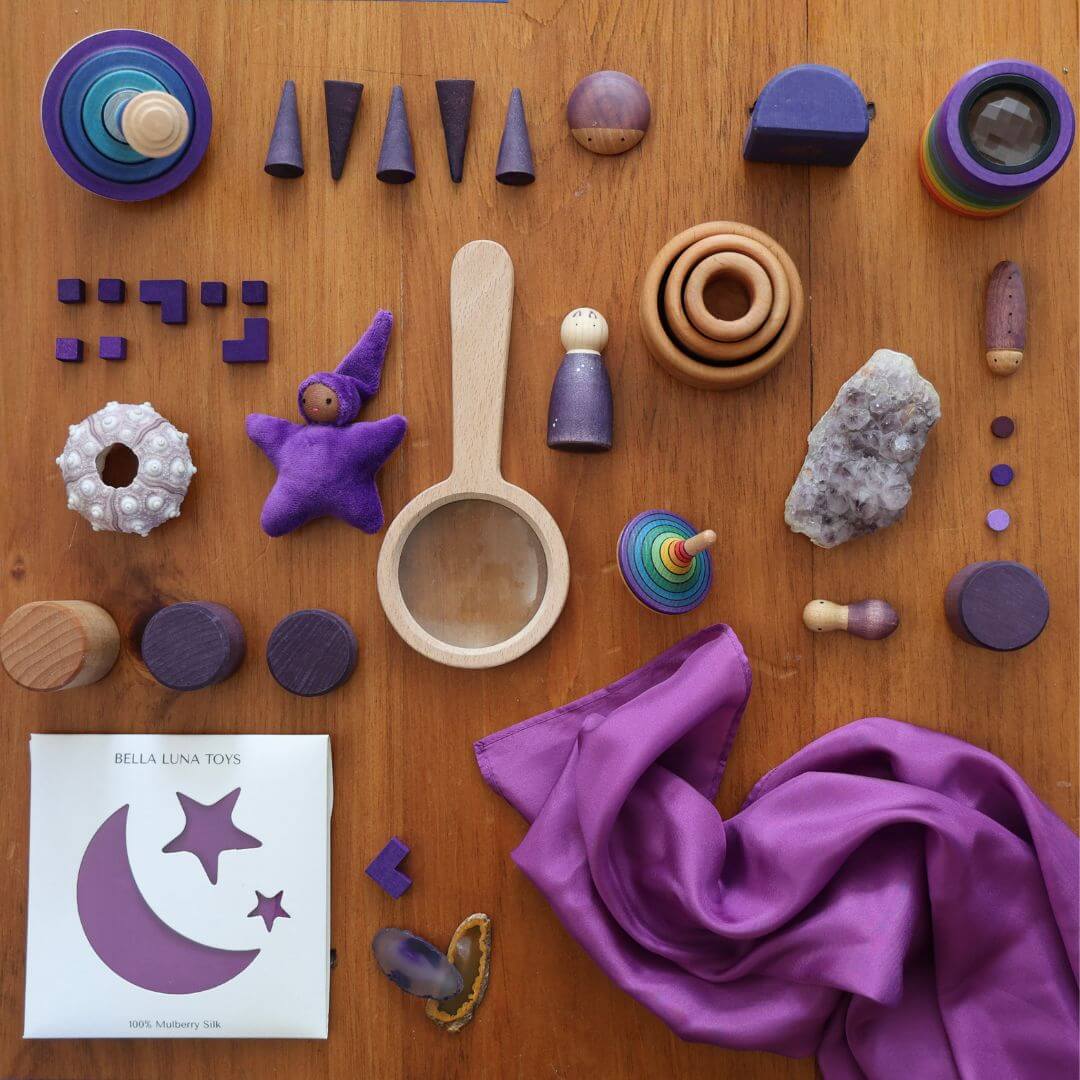 Bella Luna Toys - Classic Rainbow Play Silks - Bella Luna Toys