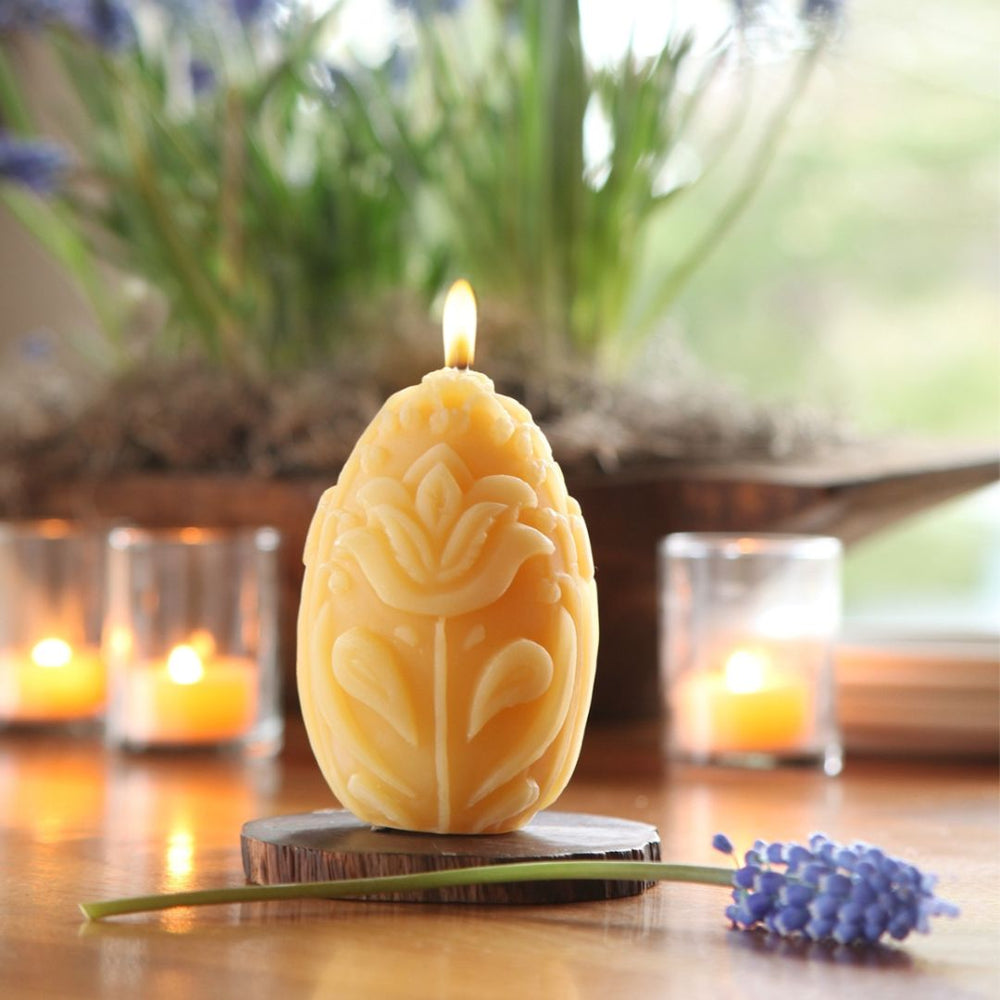 Big Dipper - Beeswax Carved Easter Egg Candle - Bella Luna Toys