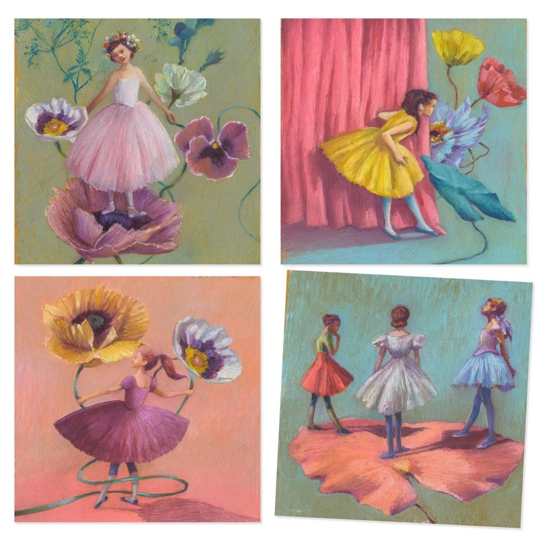 Djeco Ballerina Inspired Wax Crayons- Drawing and Writing- Bella Luna Toys