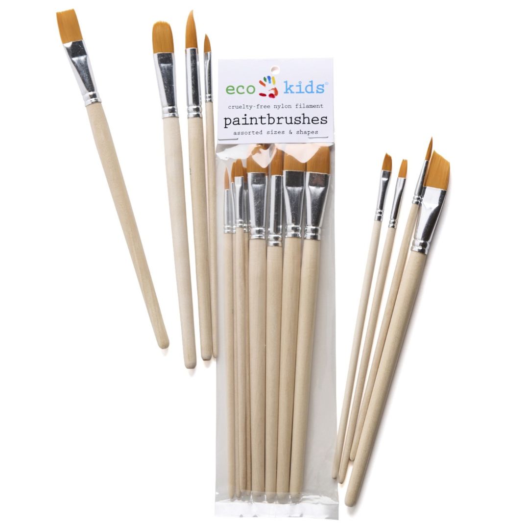 Paint Brush for Waldorf Watercolor Painting - Wide Flat - A