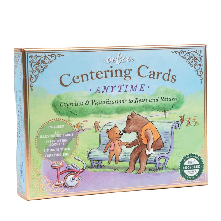 eeBoo Centering Cards Anytime- Educational Flashcards- Bella Luna Toys
