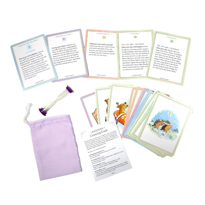 eeBoo Bedtime Centering Cards- Educational Flashcards- Bella Luna Toys