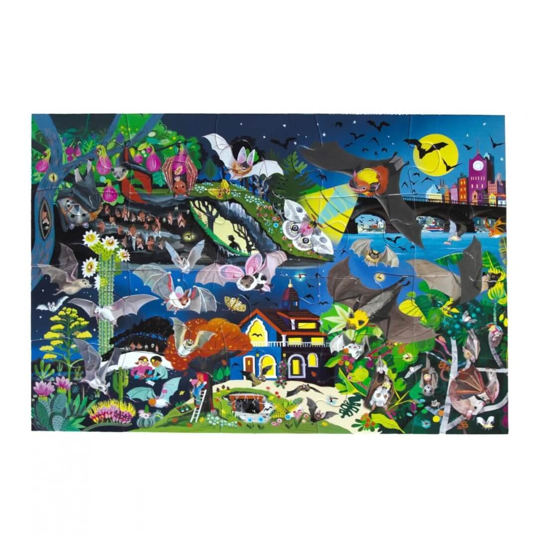 Cauldron of Bats 20 pc Puzzle by eeBoo