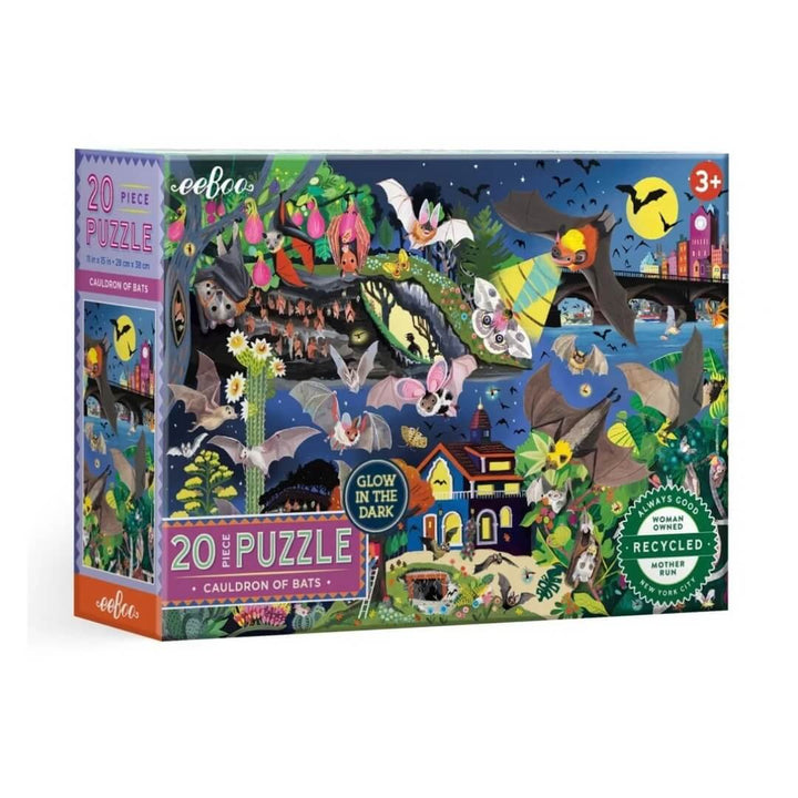 Cauldron of Bats 20 pc Puzzle by eeBoo