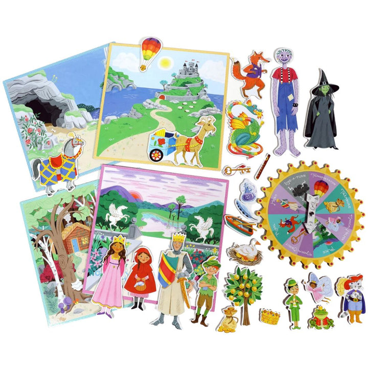 eeBoo Fairytale Spinner Game pieces- Bella Luna Toys