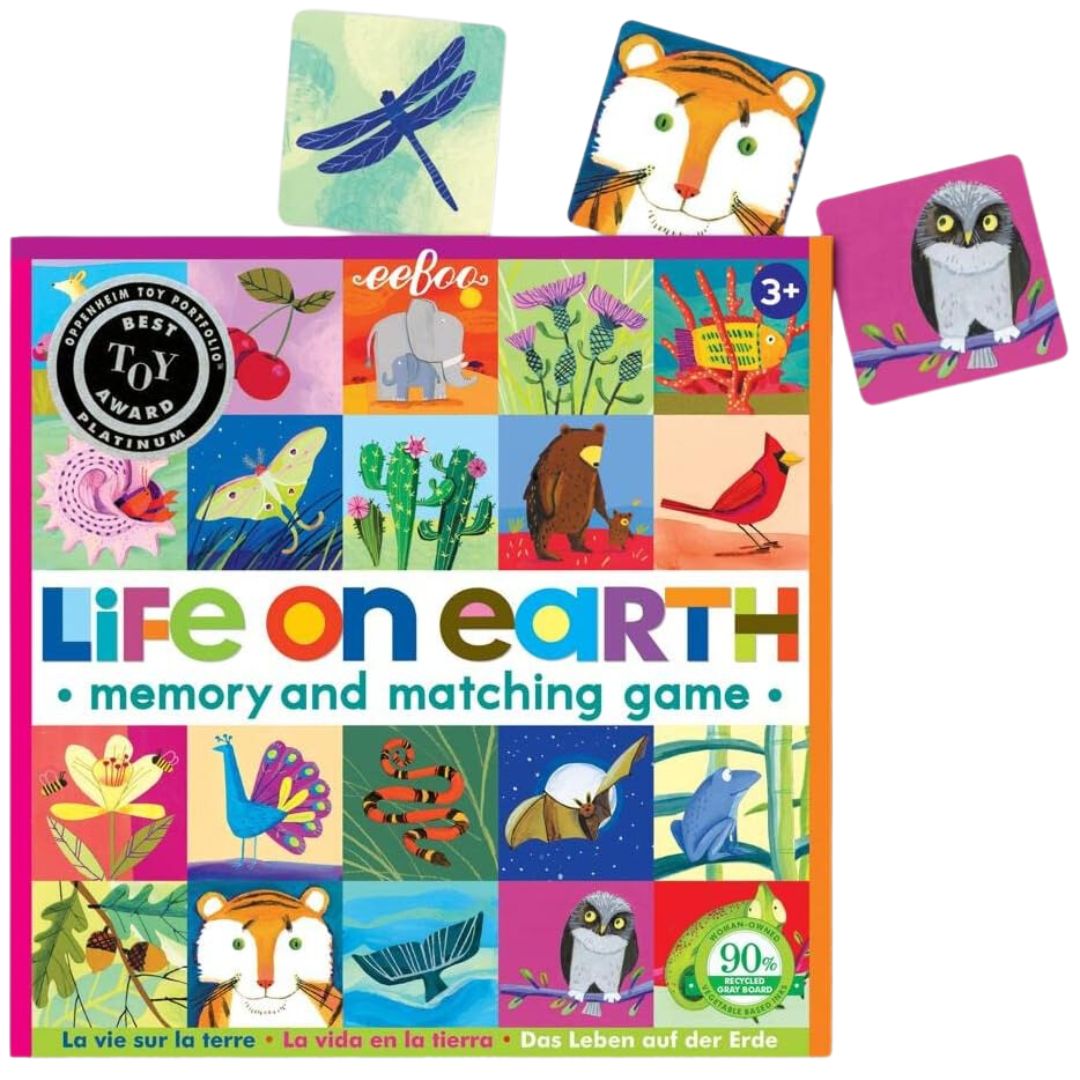 Eeboo Memory eeBoo Life On Earth Memory Game