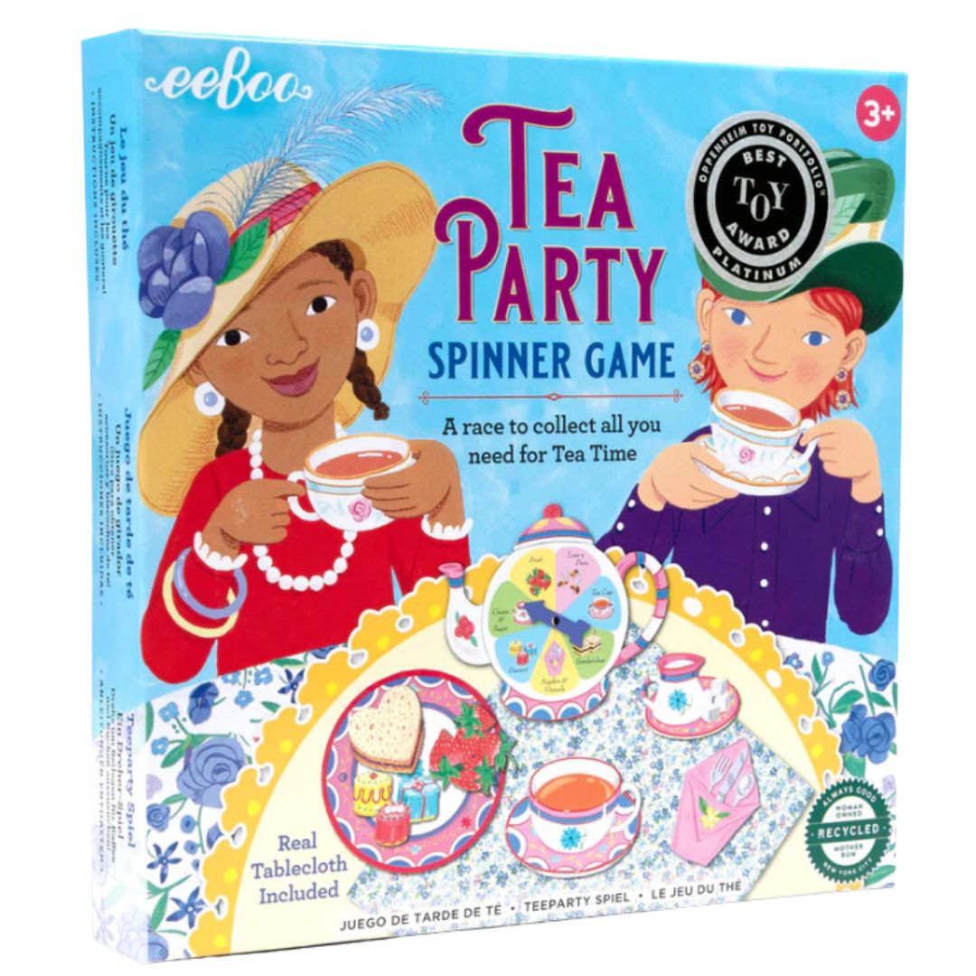 eeBoo Tea Party Spinner Game- Bella Luna Toys