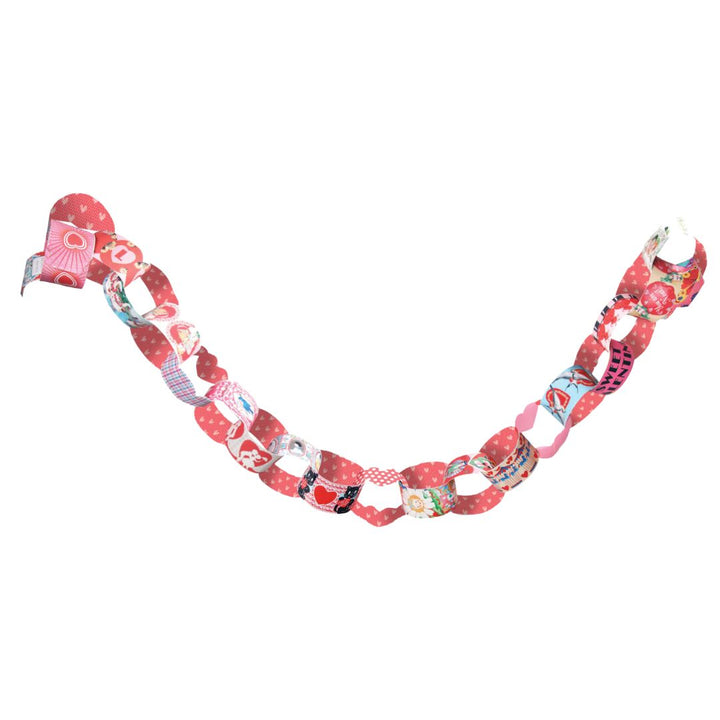 eeBoo Paper Chains - Valentine Chain