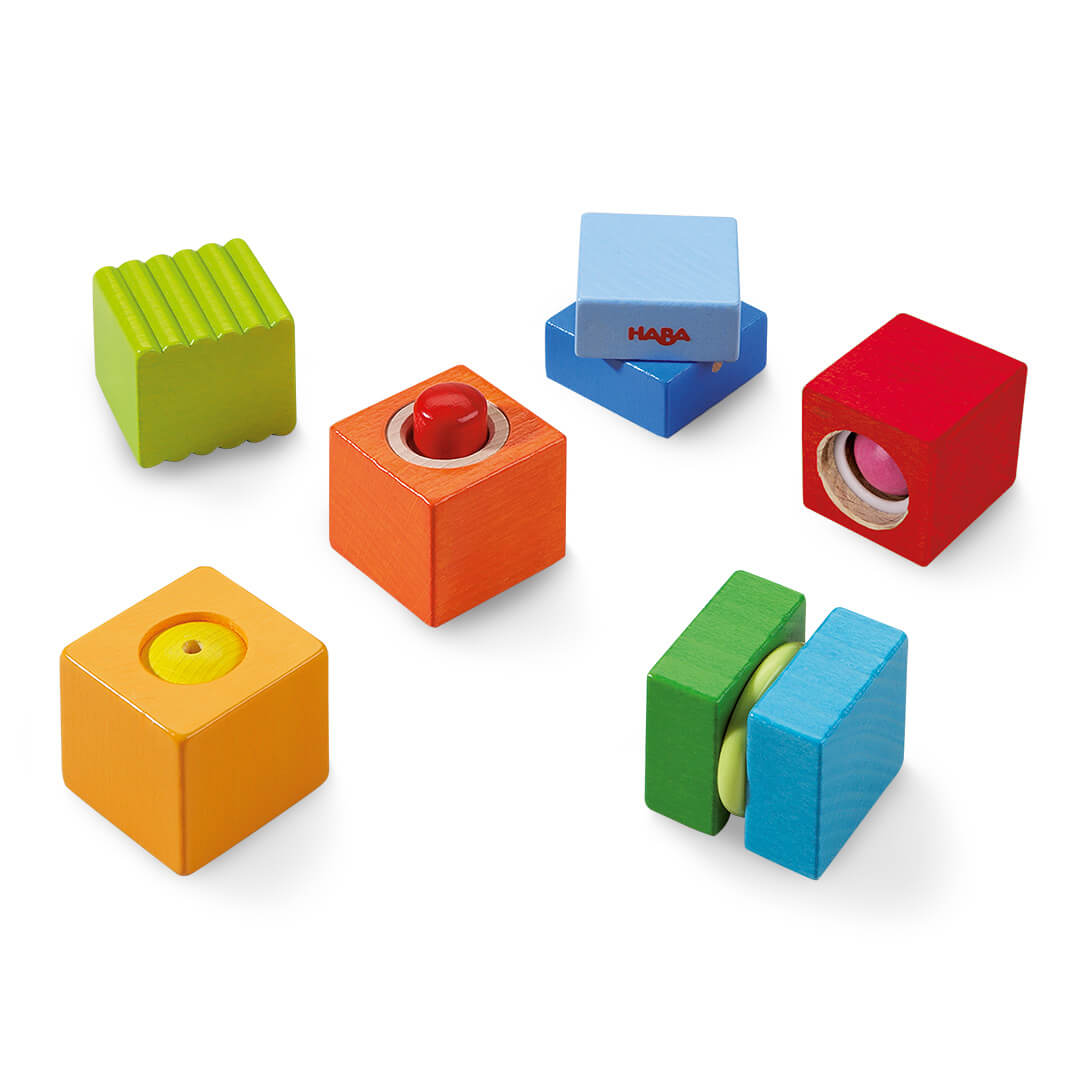 Haba Blocks HABA Fun with Sounds Wooden Discovery Baby Blocks