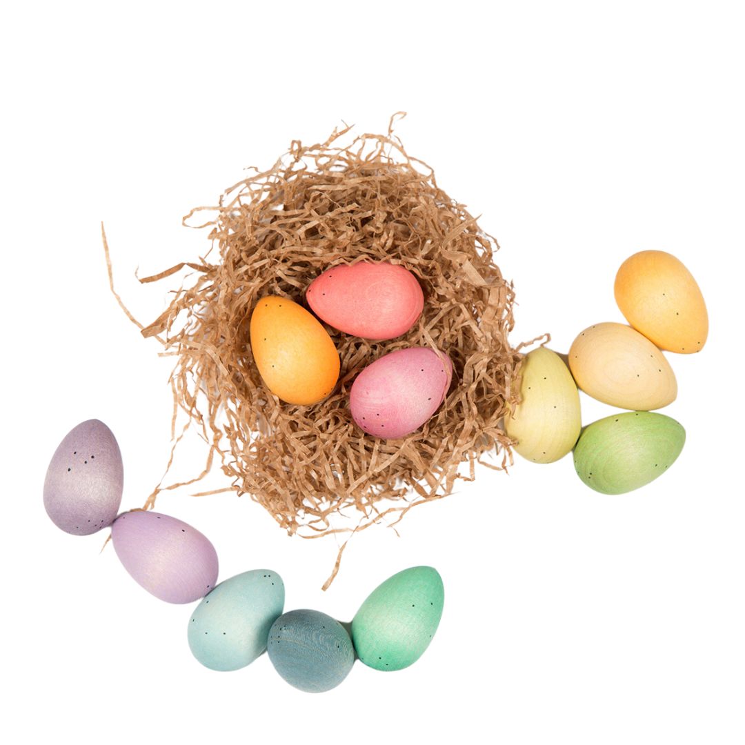 Grapat - Wooden Happy Eggs - Bella Luna Toys