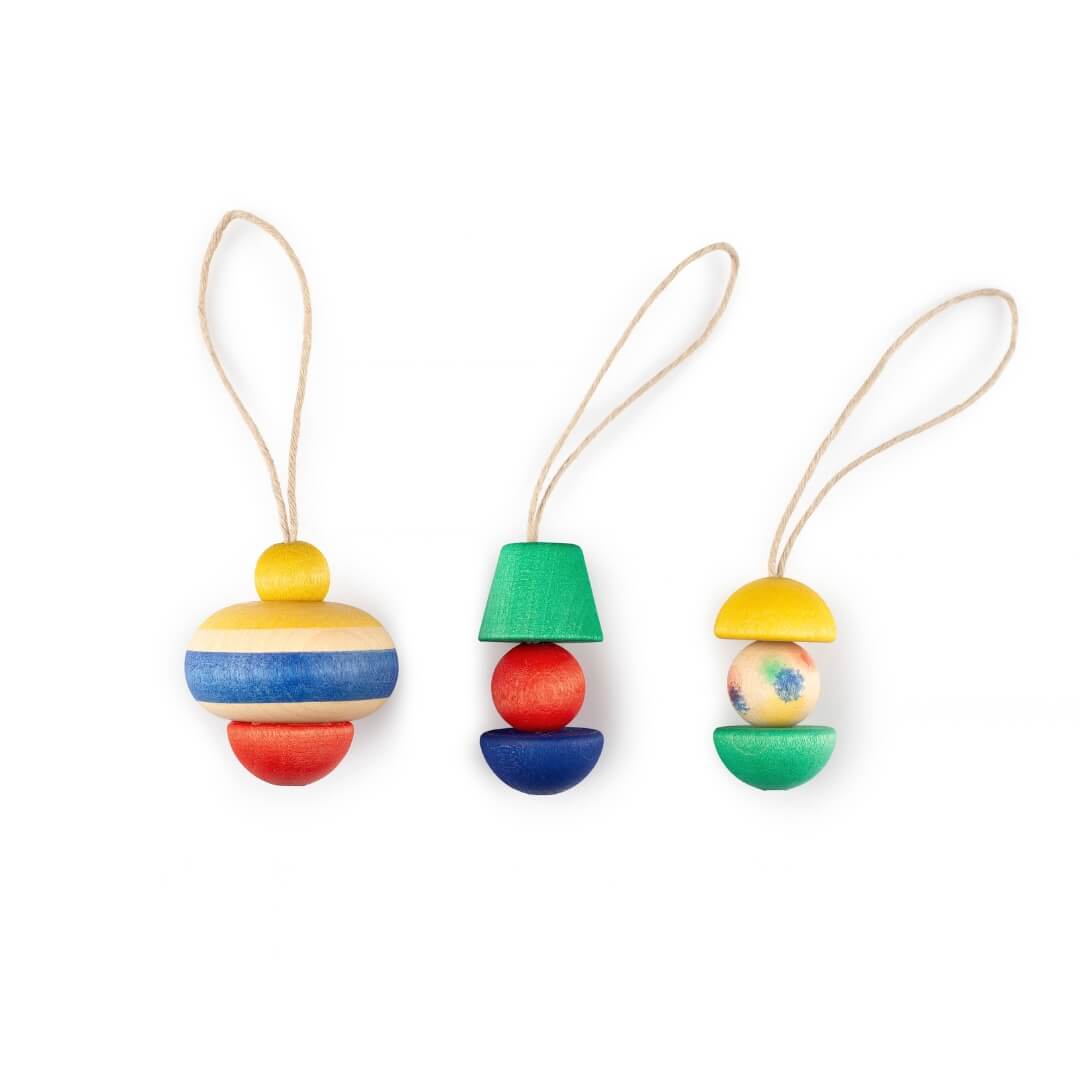 Grapat Pure Shine Wooden Christmas Ornaments