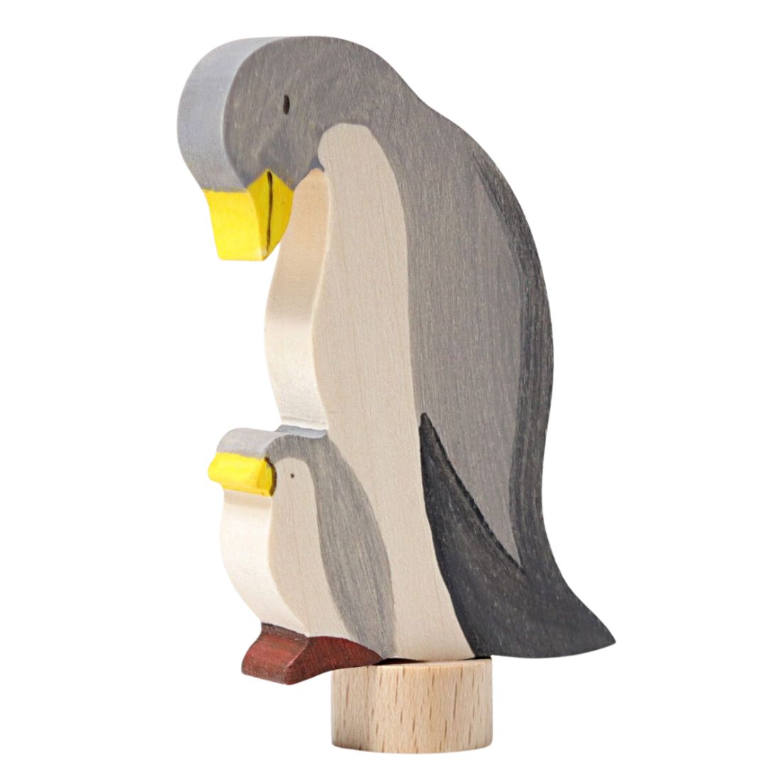 Grimms Decorative Figure Penguin- Waldorf Birthday Ring- Bella Luna toys