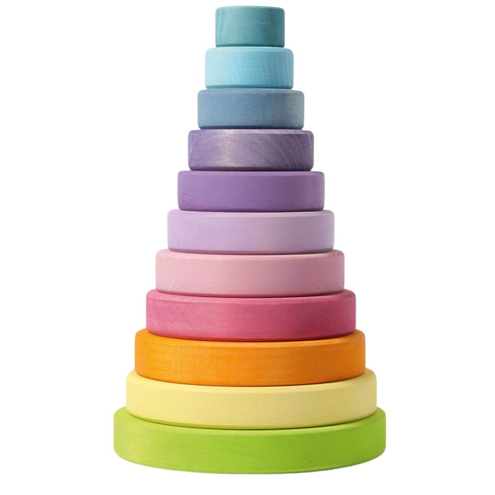 Grimms Pastell Conical Tower- Wooden Toys- Bella Luna Toys