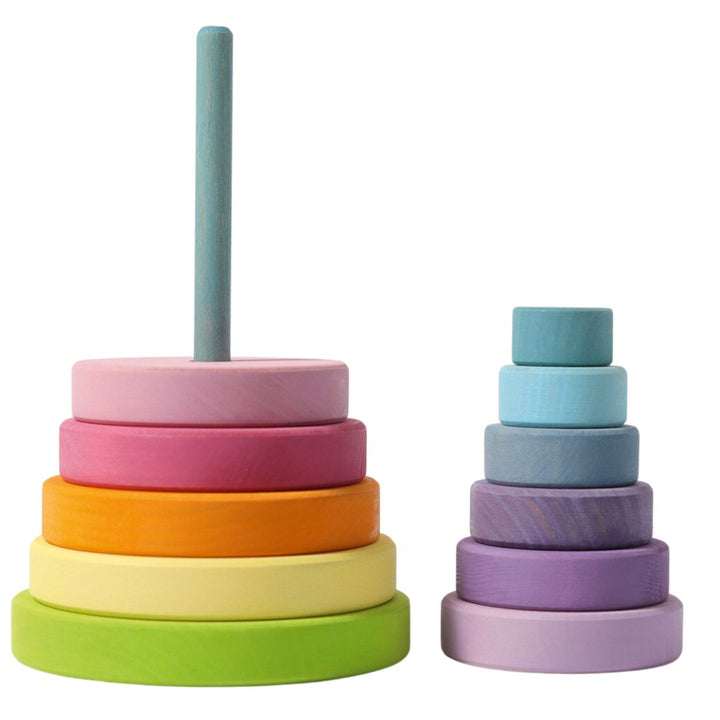 Grimms Pastell Conical Tower- Wooden Toys- Bella Luna Toys