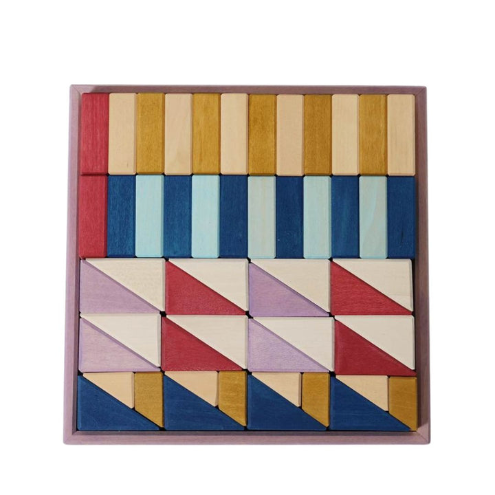 Grimm's Wooden Toys Rythm Block Set - Tiny Art Collection