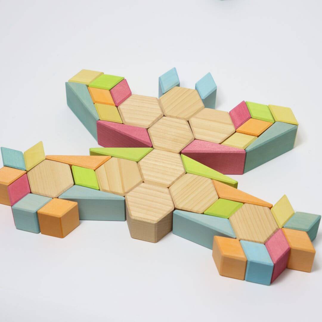 Grimm's Wooden Toys - Starry Night Dawn Wooden Puzzle - Bella Luna Toys exclusive