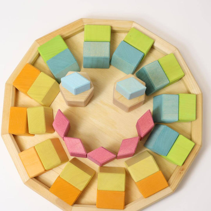 Grimm's Wooden Toys - Starry Night Dawn Wooden Puzzle - Bella Luna Toys exclusive