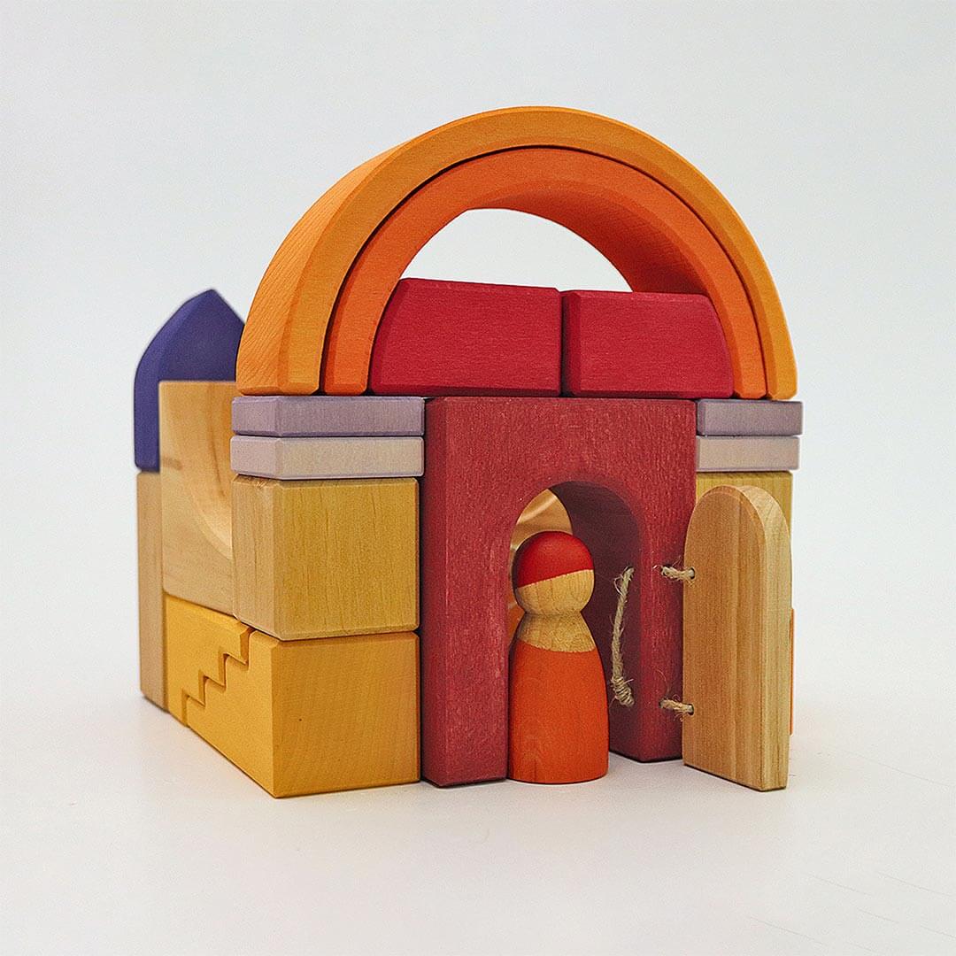 GRIMM´S Spiel Und Holz Design Holzspielzeug Bauhaus Blau Grün 14 Teile Filzhülle Mit Kordel Spielbausteine S077g0s2 GRIMM´S Spiel Und Holz Design Holzspielzeug Bauhaus Blau Grün 14 Teile Filzhülle Mit Kordel Spielbausteine S077g0s2
