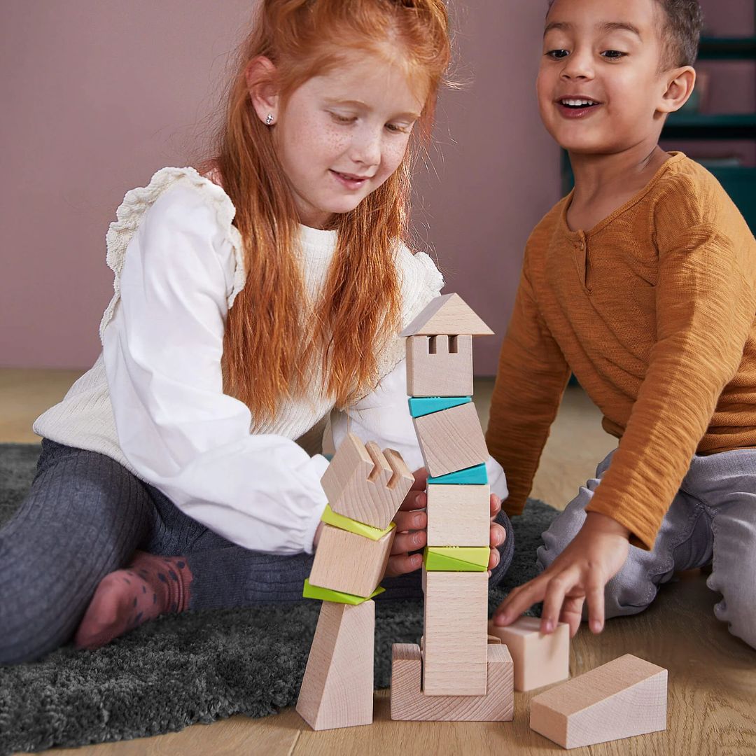 HABA Crooked Tower Wooden Blocks