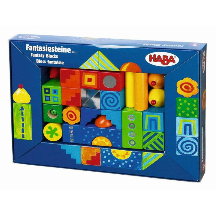 Haba Wooden Fantasy Blocks - 26 pieces - Wooden Blocks - Oompa Toys
