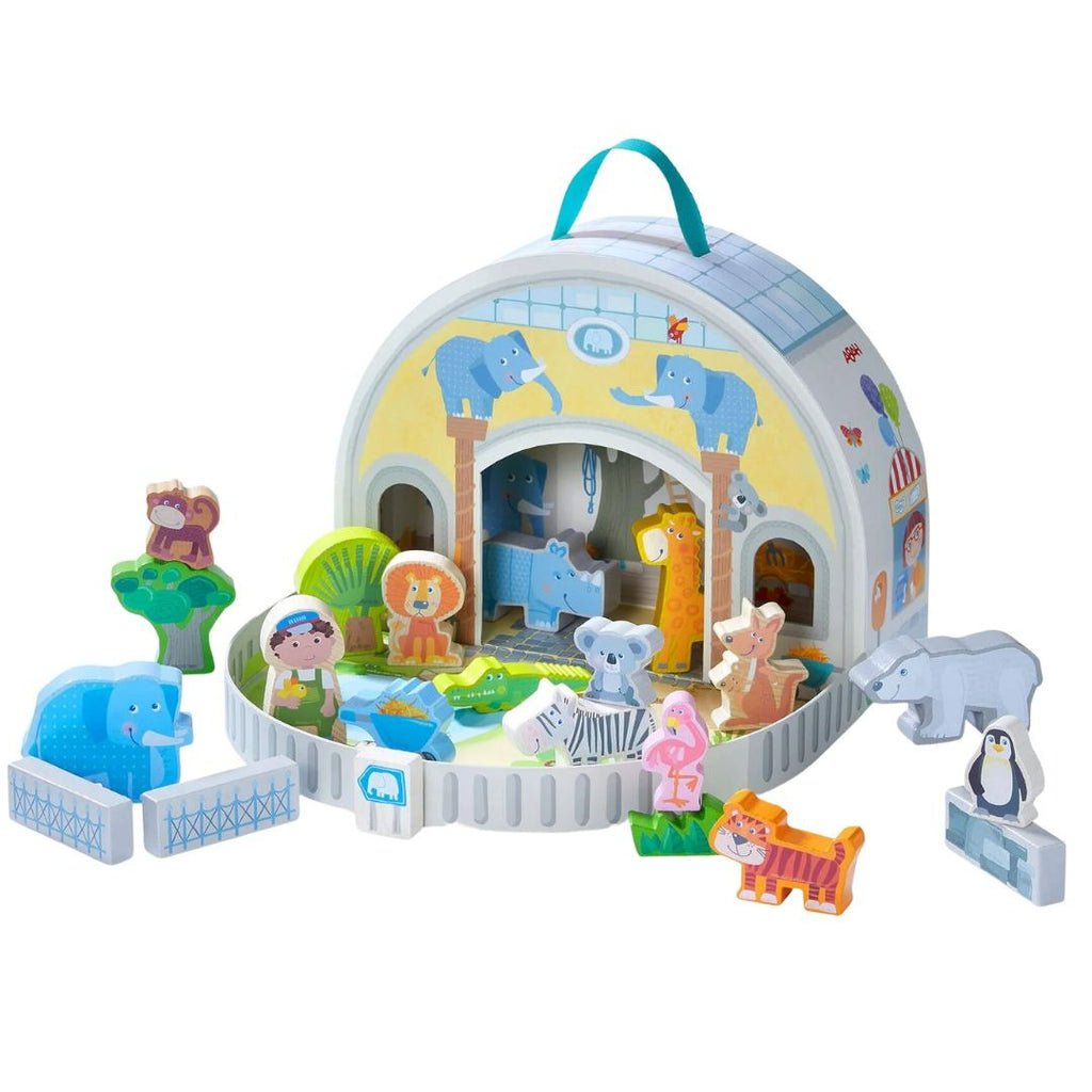 ＨＡＢＡセットおまけ付き haba-playworld-at-the-zoo-