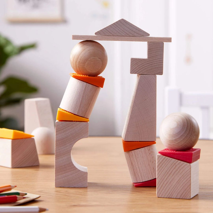 HABA Teetering Towers Wooden Block Set