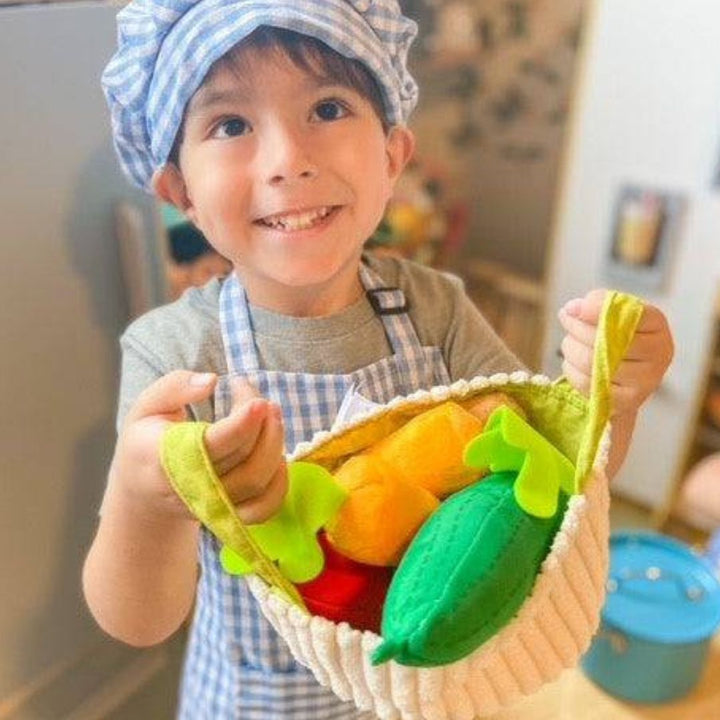 HABA Vegetable Basket soft play food- Imaginative play- Bella Luna Toys