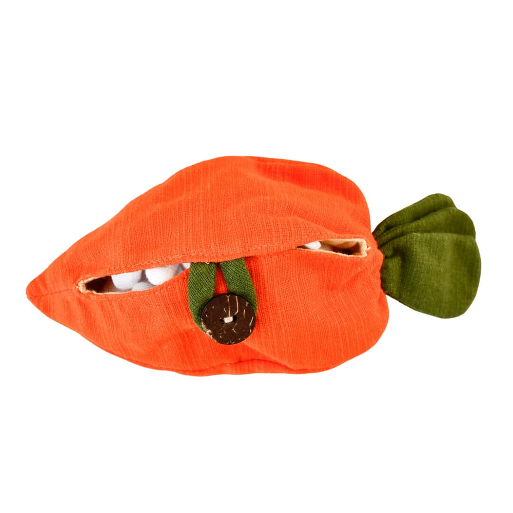Liebman Design Imports - Hide-and-Seek Bunnies in Carrot Pouch - Bella Luna Toys