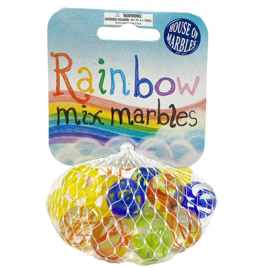 House Of Marbles- Rainbow Mix Marbles- Bella Luna Toys