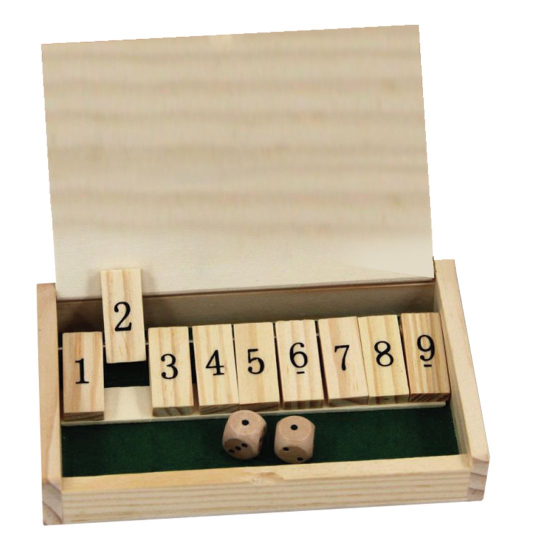 House Of Marbles Shut The Box- Classic Wooden Game- Bella Luna Toys