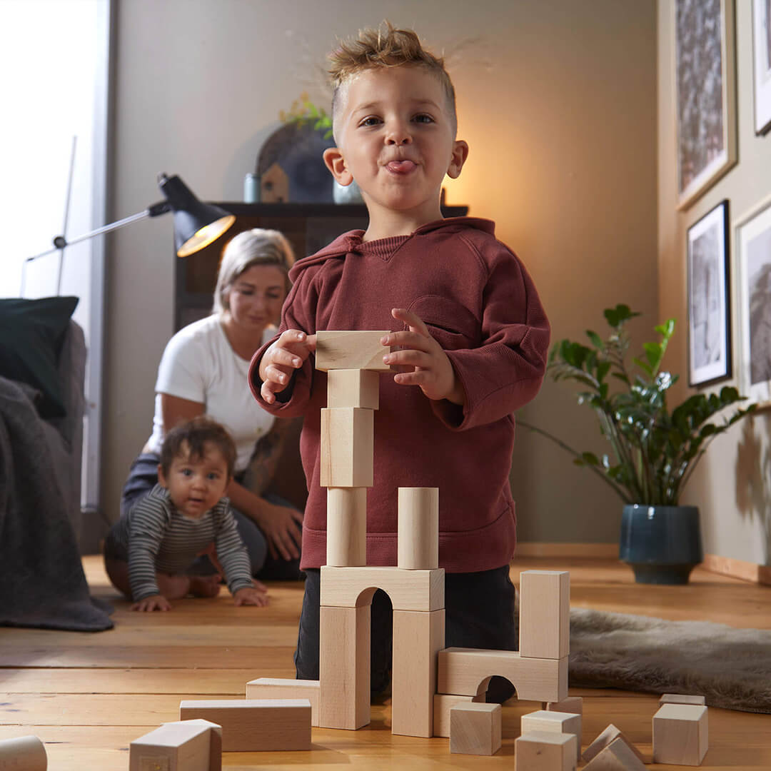 Haba Blocks HABA Basic Building Blocks Large Starter Set Wooden Blocks