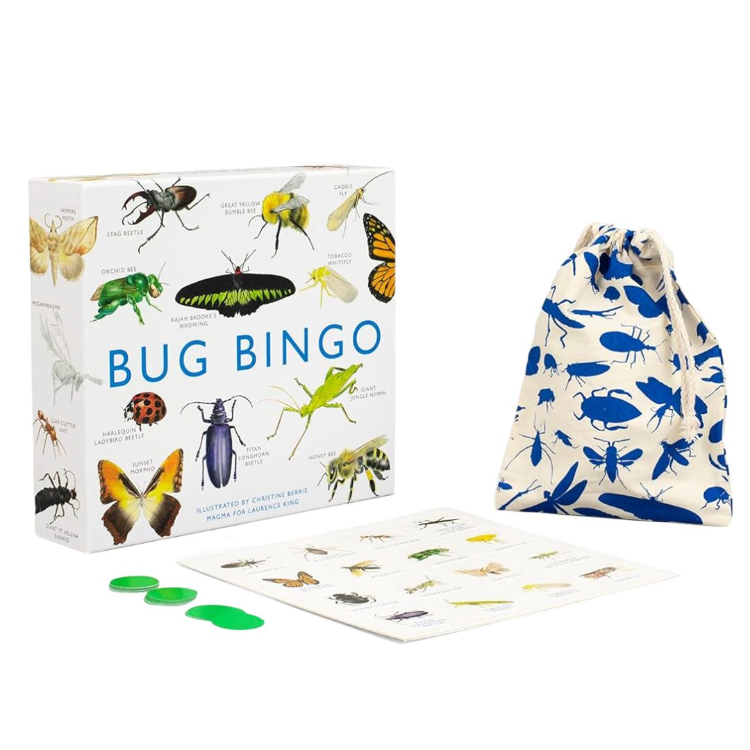 Bug Bingo Game Contents | Box and Canvas Bag | Bella Luna Toys