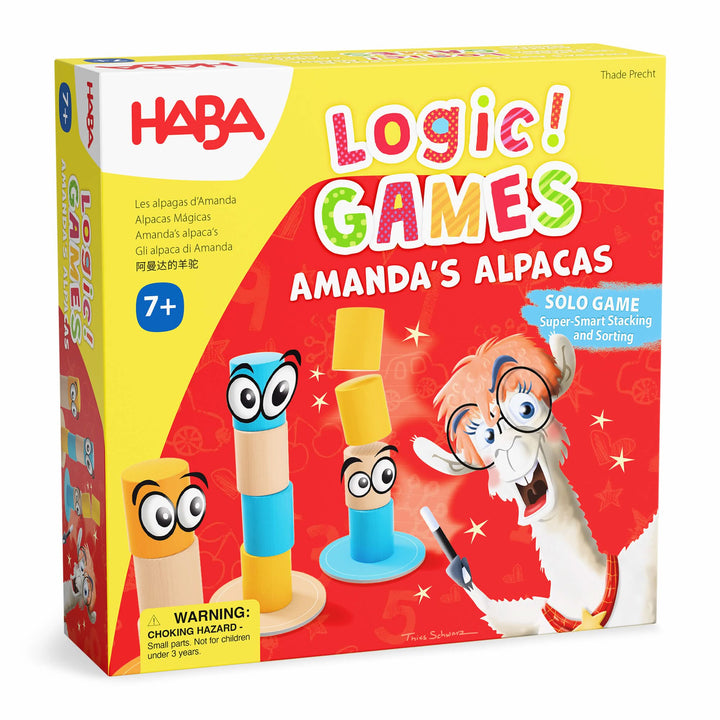 Logic! GAMES - Amanda's Alpacas game box