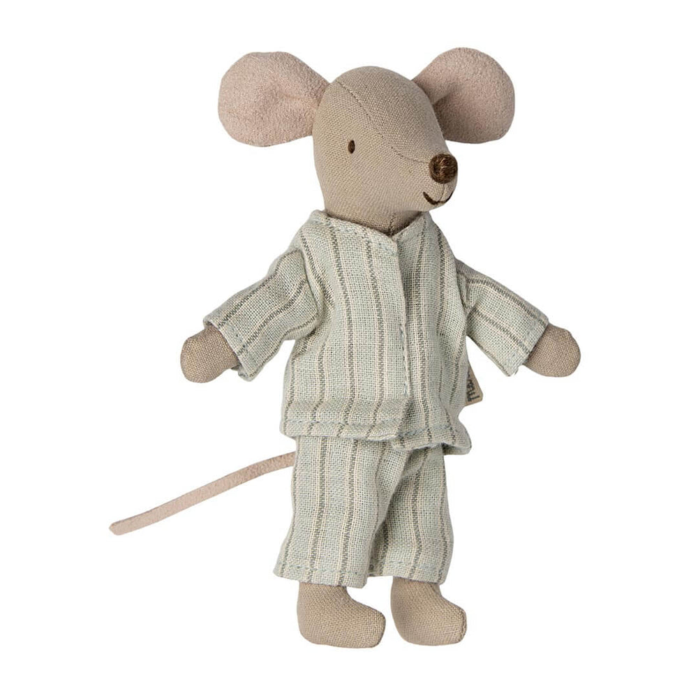 Maileg Big Brother Mouse with striped pajamas