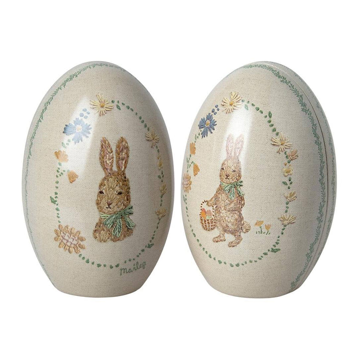 Maileg Easter Egg Set - Green Bunny Eggs