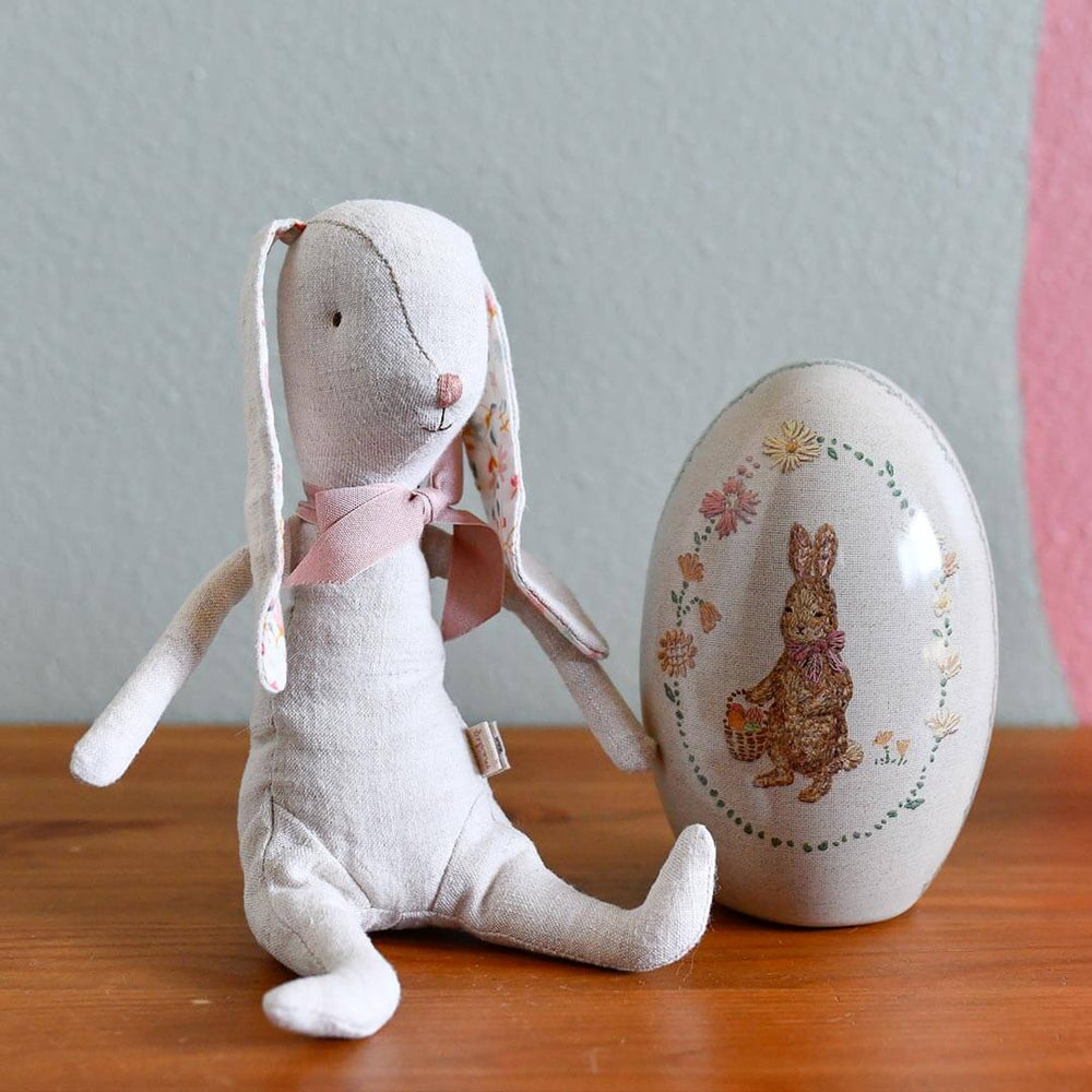 Albina the Bunny with Easter Egg in rose