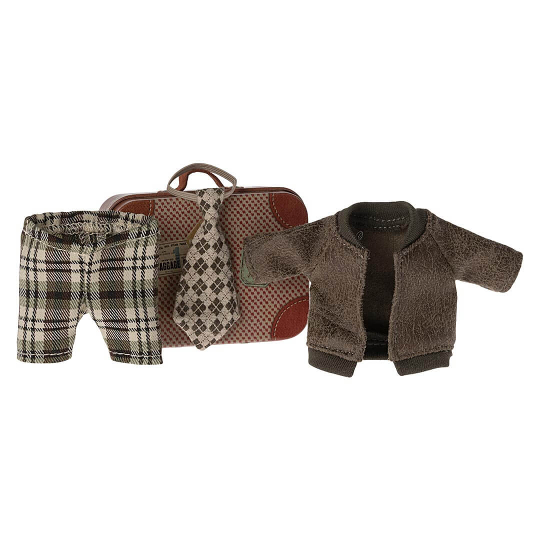 Maileg Jacket Pants and Tie for Grandpa Mouse
