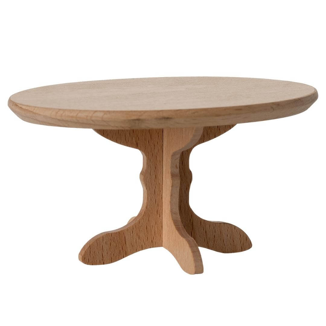 Maileg Mouse-Sized Wooden Oval Dining Table – Bella Luna Toys