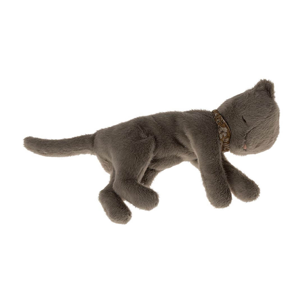 Maileg Plush Kitten in earth grey
