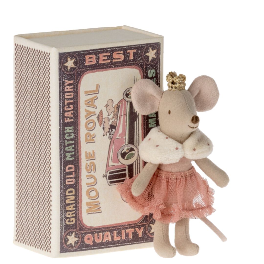 Maileg Little Sister Princess Mouse- Stuffed Animals- Bella Luna Toys