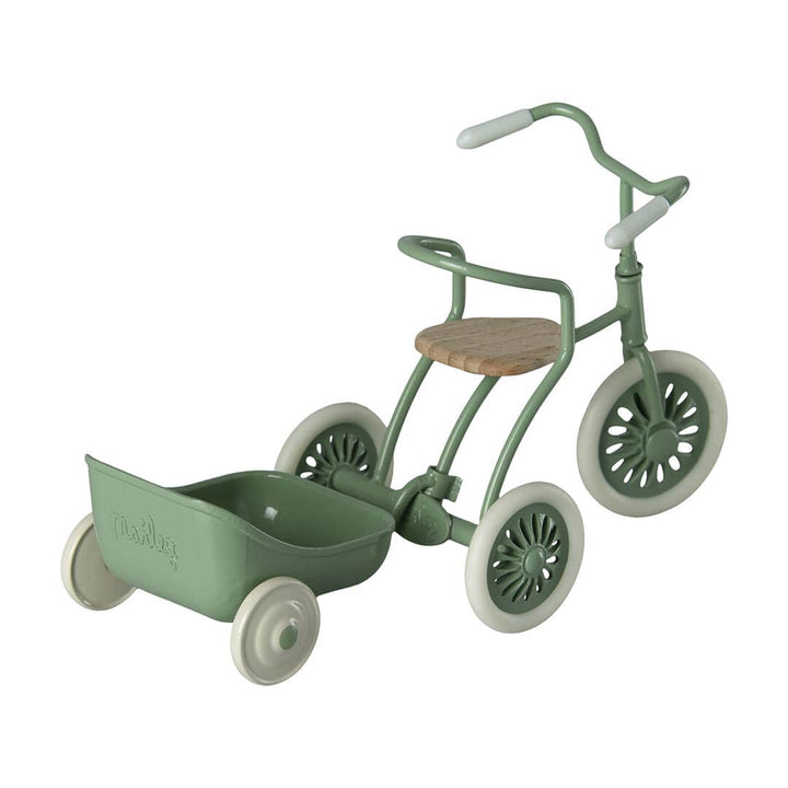 Maileg Tricycle with Maileg Tricycle Hanger in green