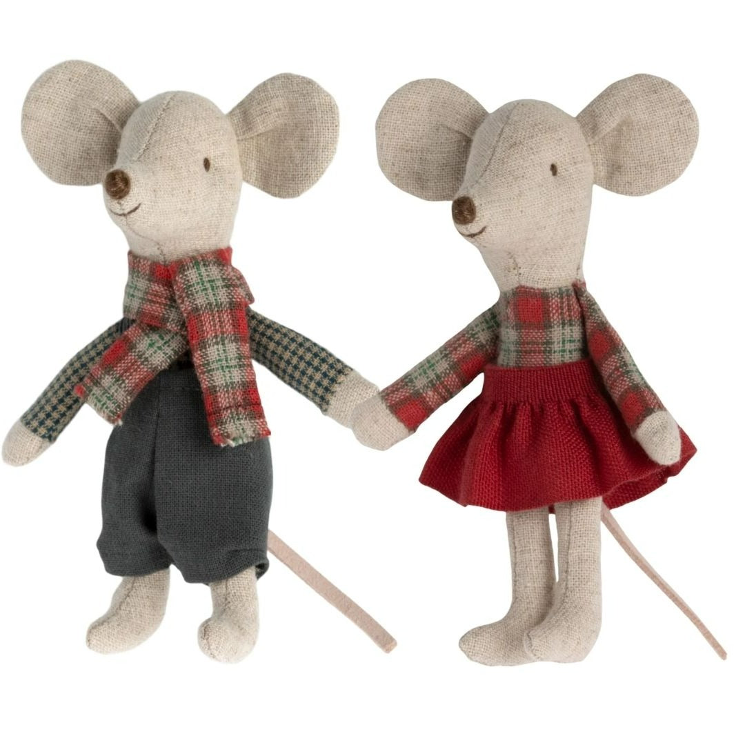 Maileg Winter Mice Twins- Stuffed Animals- Bella Luna Toys