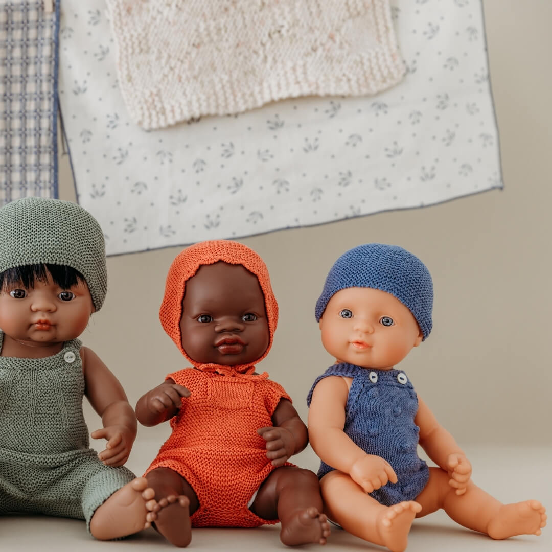 Miniland - Realistic Montessori Baby Doll - Boy - Bella Luna Toys