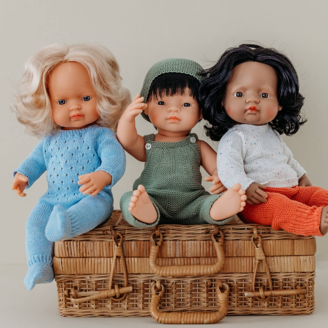 Miniland - Realistic Montessori Doll - Girl - Bella Luna Toys