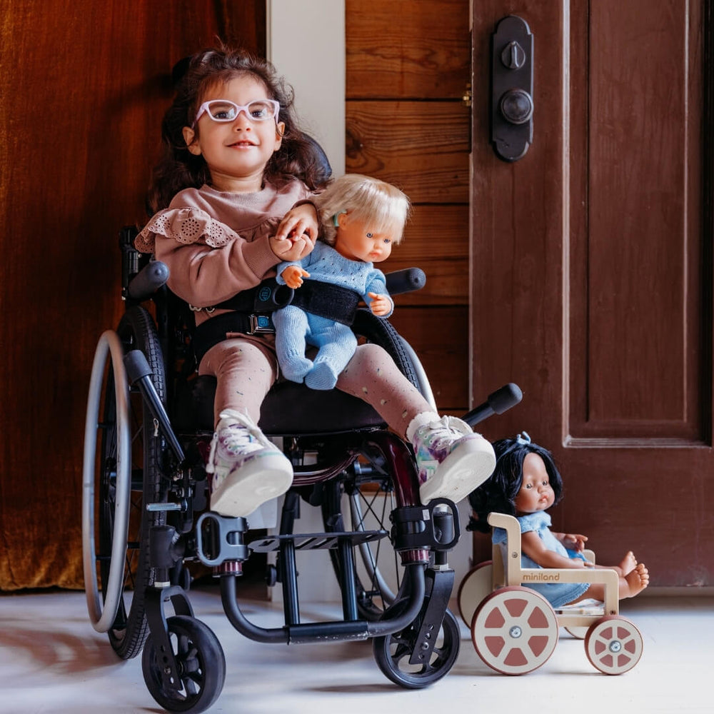 Miniland - Wooden Doll Wheelchair - Bella Luna Toys