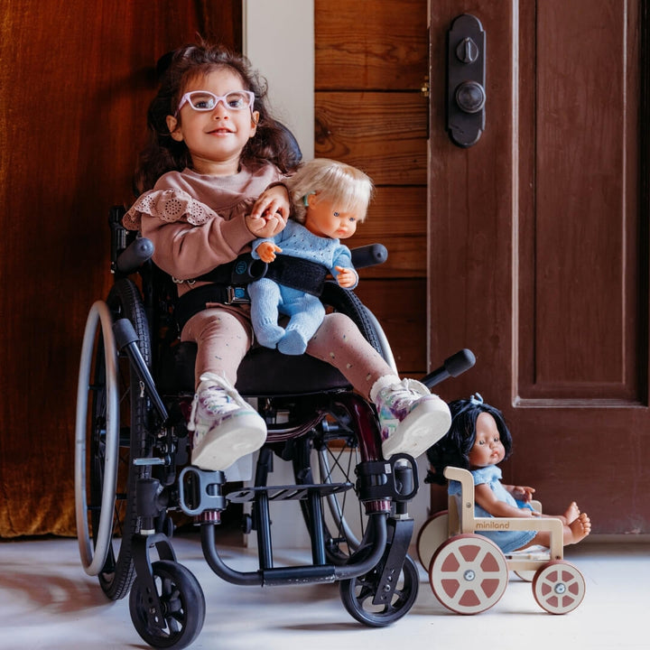 Miniland - Wooden Doll Wheelchair - Bella Luna Toys