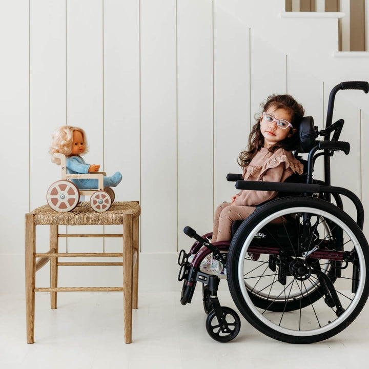 Miniland - Wooden Doll Wheelchair - Bella Luna Toys