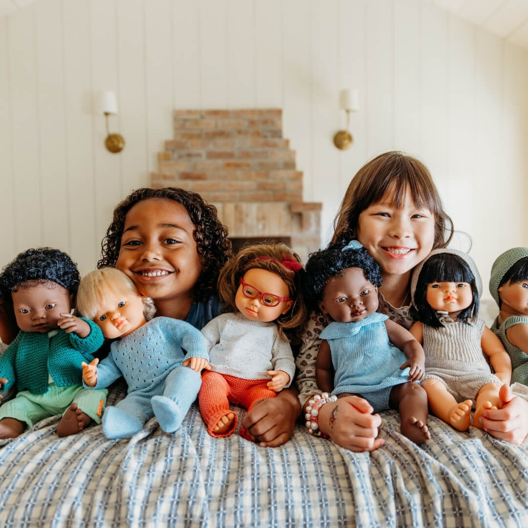 Miniland - Realistic Montessori Doll with Down Syndrome - Bella Luna Toys