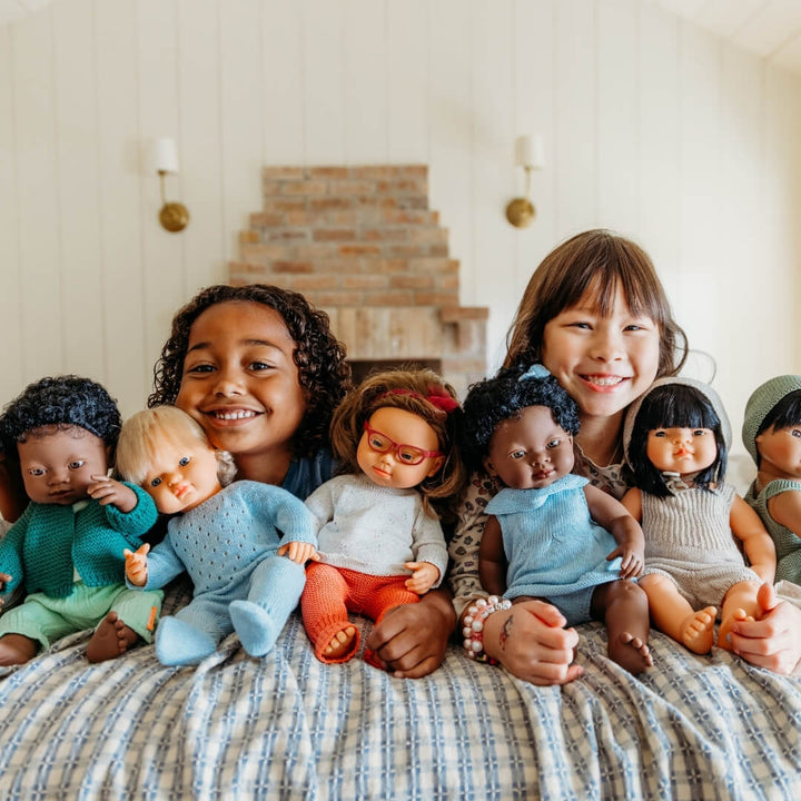 Miniland - Realistic Montessori Doll with Down Syndrome - Bella Luna Toys