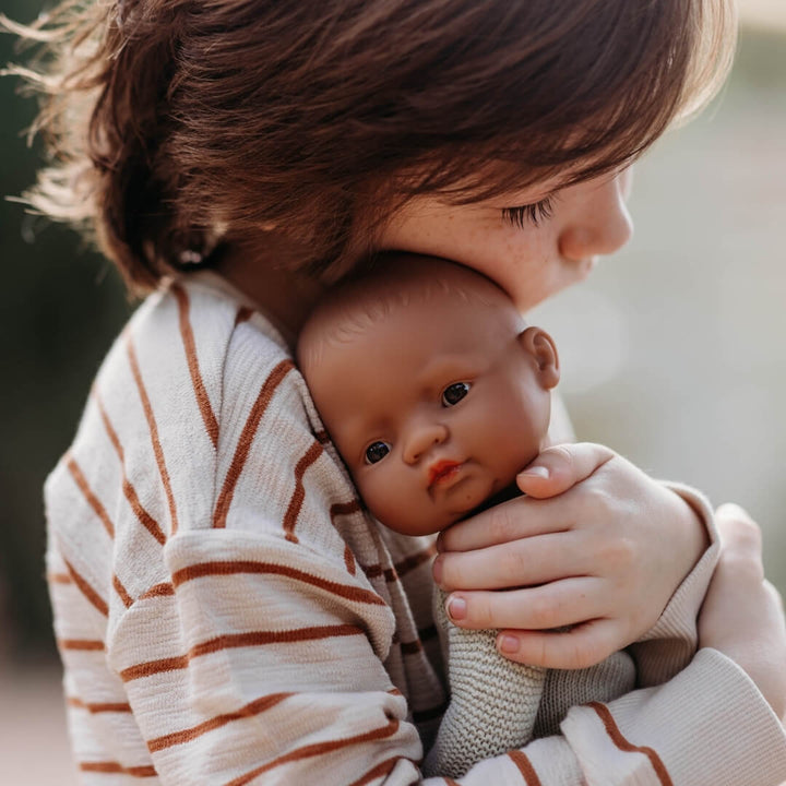 Miniland - Realistic Montessori Baby Doll - Girl - Bella Luna Toys